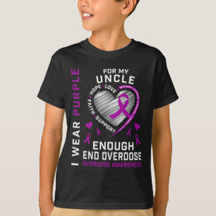 Camisa de conscientização para o fim da overdose s