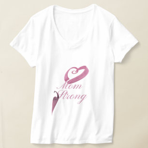 Camisa de Conscientização sobre Câncer da Mamãe Fo