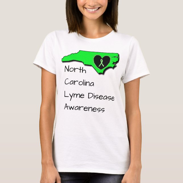 Camisa de Conscientização sobre Doença de Lyme da  (Frente)