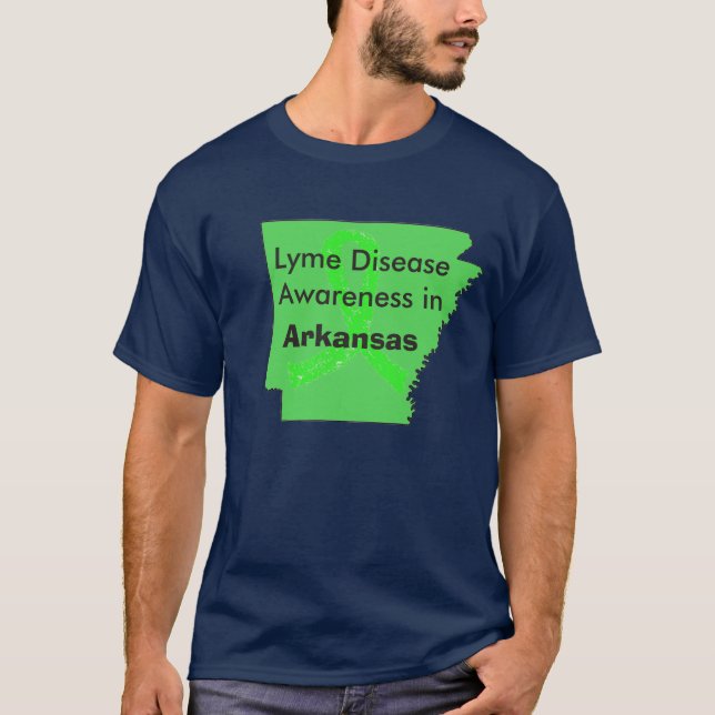 Camisa de Conscientização sobre Doença de Lyme em  (Frente)