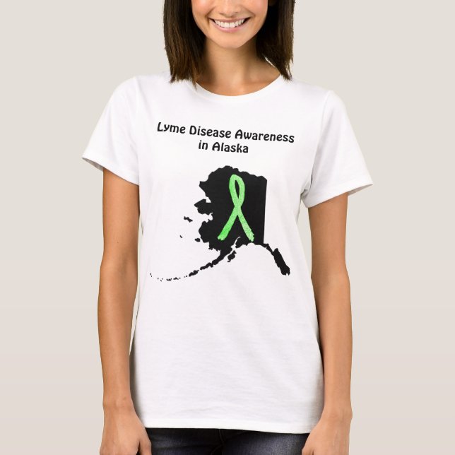 Camisa de conscientização sobre doença de Lyme no  (Frente)