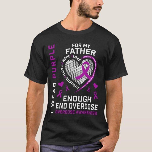 Camisa de Conscientização sobre o Fim do Overdose  (Frente)