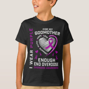 Camisa de Conscientização sobre o Fim do Overdose 