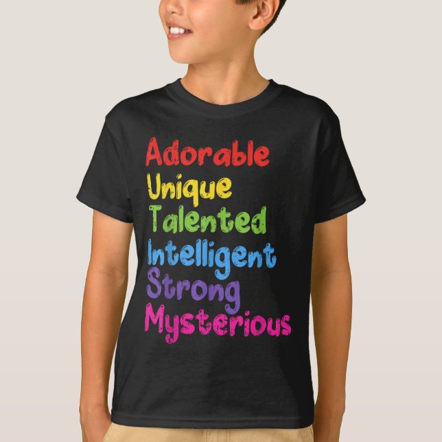 Camisa de conscientização sobre o significado do a (Frente)