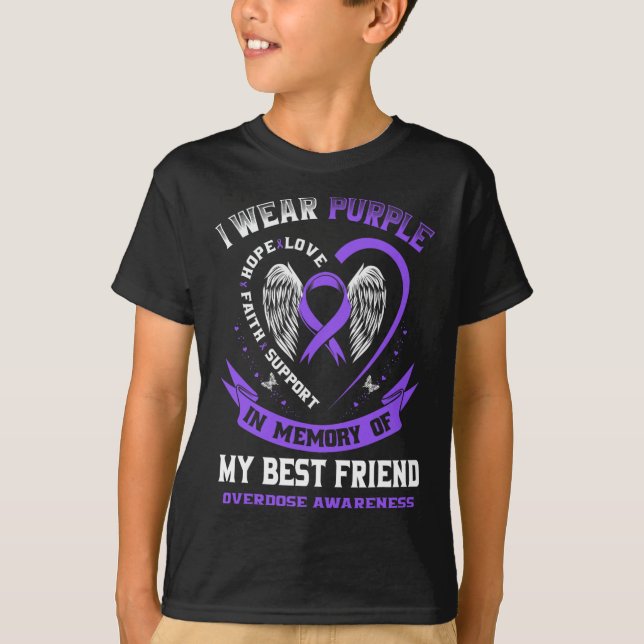 Camisa de Conscientização sobre Overdose em Memóri (Frente)