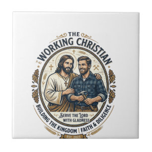 Camisa de Construção Jesus Gráfico Cristão_