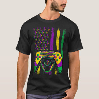 Camisa de Contas de Mardi Gras para Gamer