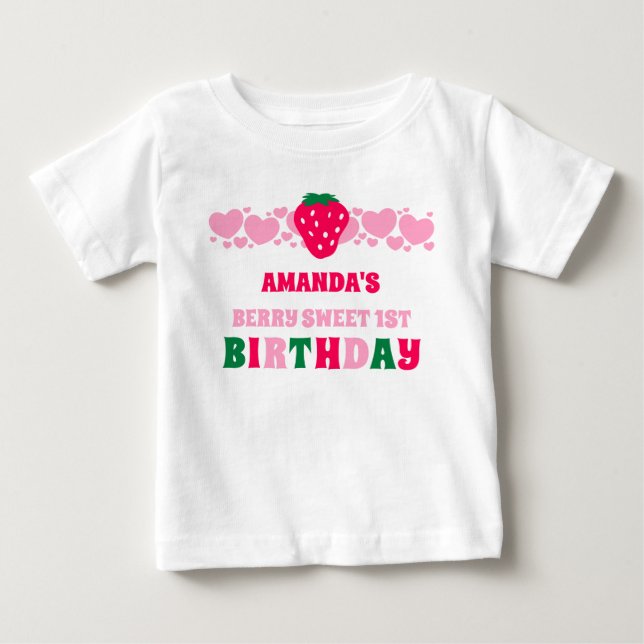 Camisa de Convidado para Celebração de Primeiro An (Frente)