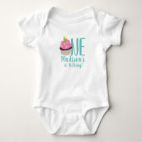 Camisa de Coração de Raspas de Cupcake de 1º Anive