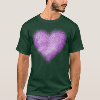 Camisa de coração roxa, crianças de coração roxo,