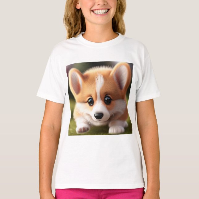 Camisa de Corgi - Camisas Animais Cujas Camisas Sã (Frente)