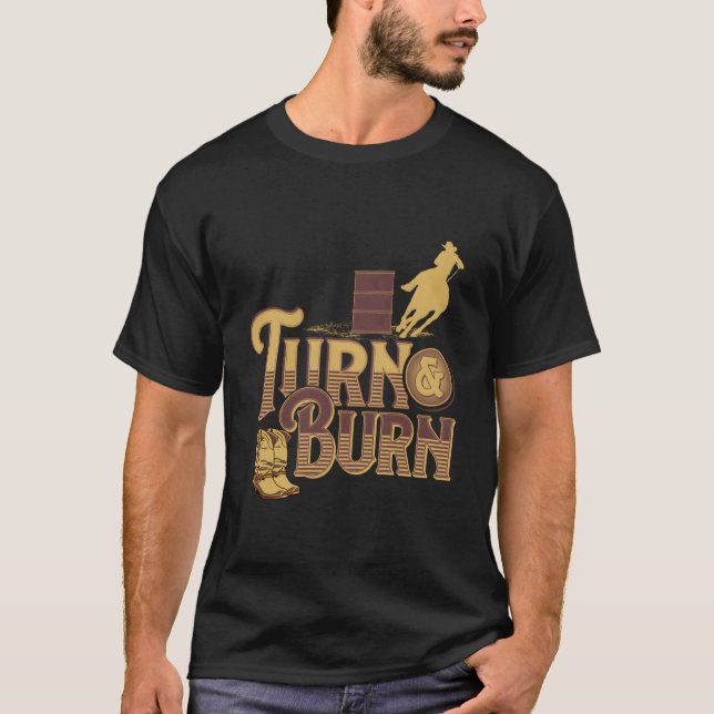 Camisa De Corrida De Cano Virada N Burn Rodeo Race (Frente)