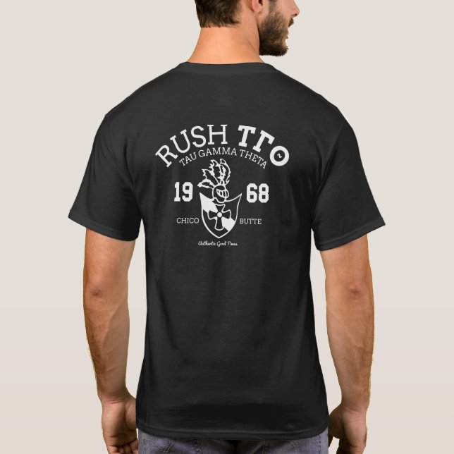 Camisa de Corrida de Tempos Autenticados - Preto (Verso)