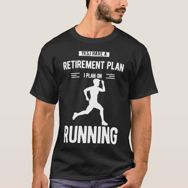 Camisa De Corrida Engraçada Para Homens Com Marat  (Frente)
