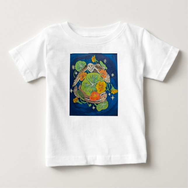 Camisa de coruja e de caule (Frente)