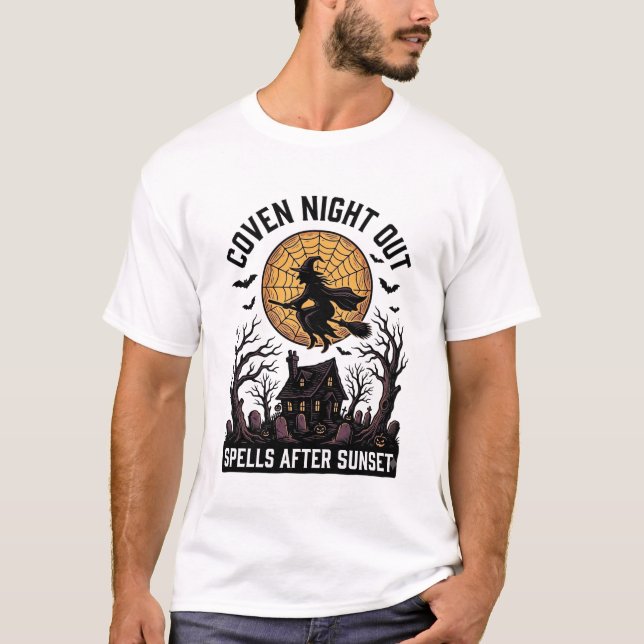 Camisa de Coven Assombrado Vintage Witch House Hal (Frente)