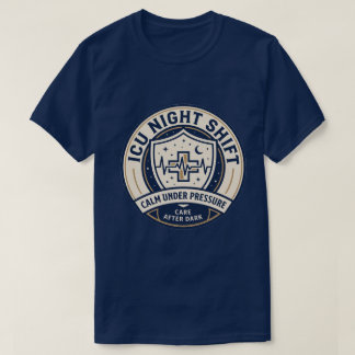 Camisa de Crachá de Enfermeira do Turno Noturno da