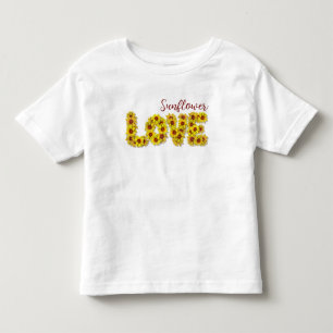 Camisa de Criança Amor de Girassol