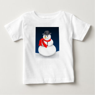 Camisa de Criança Bonita de Neve
