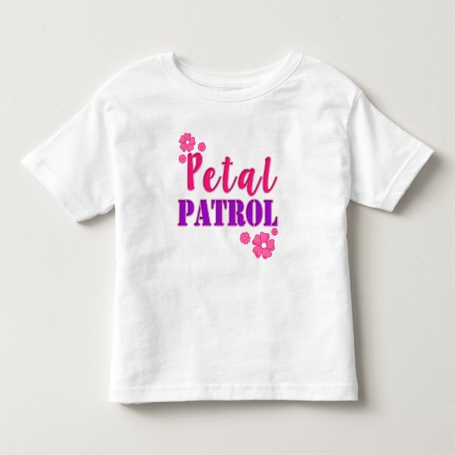 Camisa de criança da Patrulha Petal (Frente)