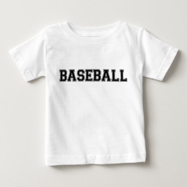 Camisa de Criança de baseball (Frente)