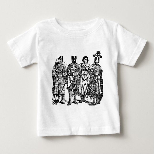 Camisa de Criança dos Cavaleiros Medievais (Frente)