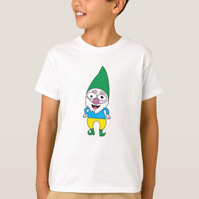 Camisa de Criança Gnome Feliz (Frente)