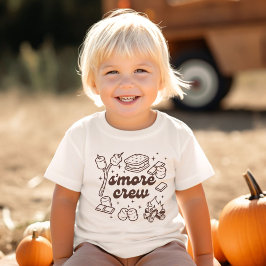 Camisa de criança pequena do S'more Crew Camping L