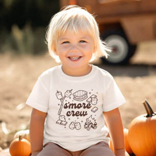 Camisa de criança pequena do S'more Crew Camping L
