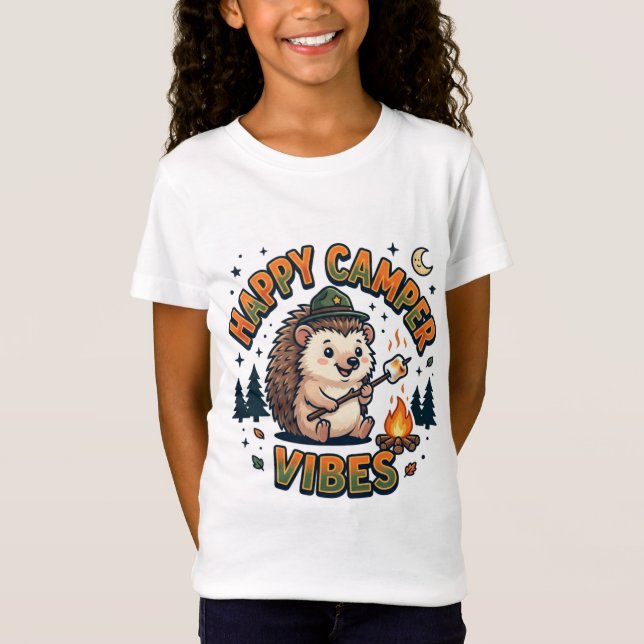 Camisa de Crianças com Vibrações de Feliz Aventure (Frente)