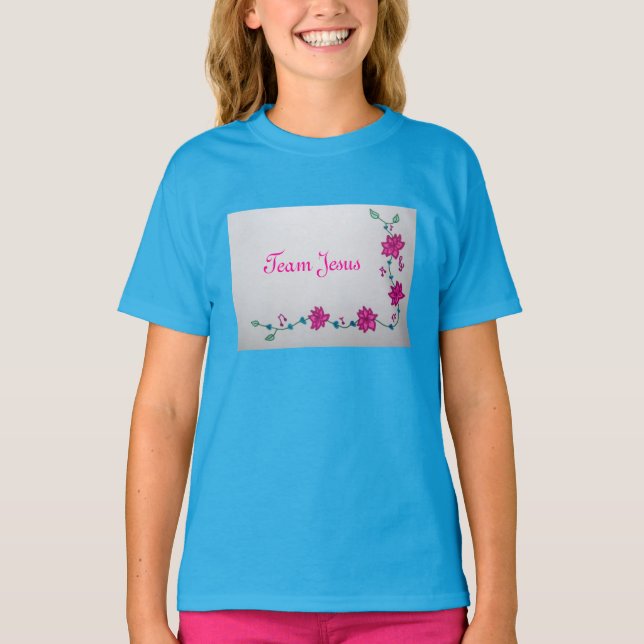 Camisa de Crianças da Equipe Jesus (Frente)