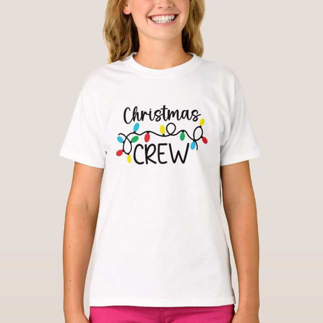 Camisa de Crianças de Natal | Família Festiva de F (Frente)