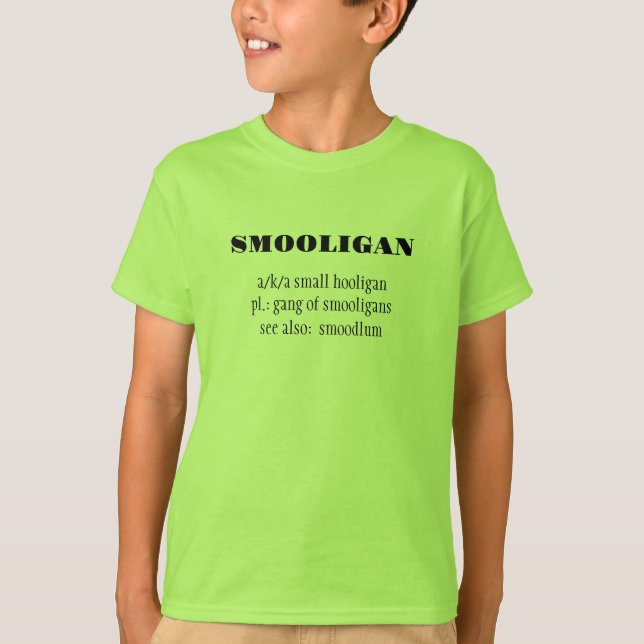Camisa de crianças Smooligans (Frente)