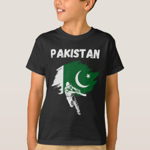 Camisa de críquete do Paquistão Bandeira do Paquis
