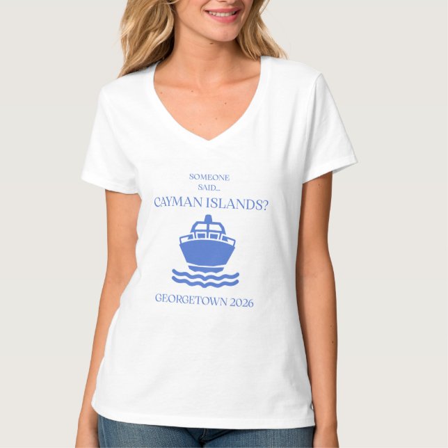 Camisa de Cruzeiro Chic Cayman Islands Georgetown (Frente)