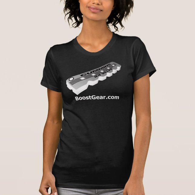 Camisa de Cummins por BoostGear.com (Frente)