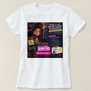 Camisa de Curso Online Engraçado de Observador de