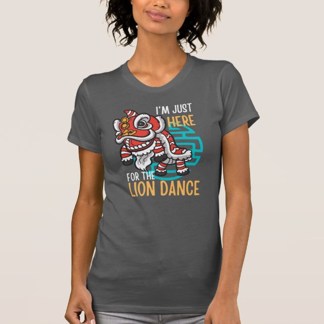 Camisa de dança de leão chinês de 2022 ano novo (Frente)