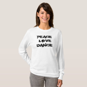 Camisa de dança do Peace Love
