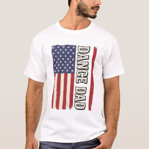 Camisa de Dança Patriótica Vintage do Papai Design