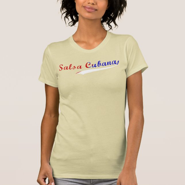 Camisa de dança Salsa Cubana (Frente)
