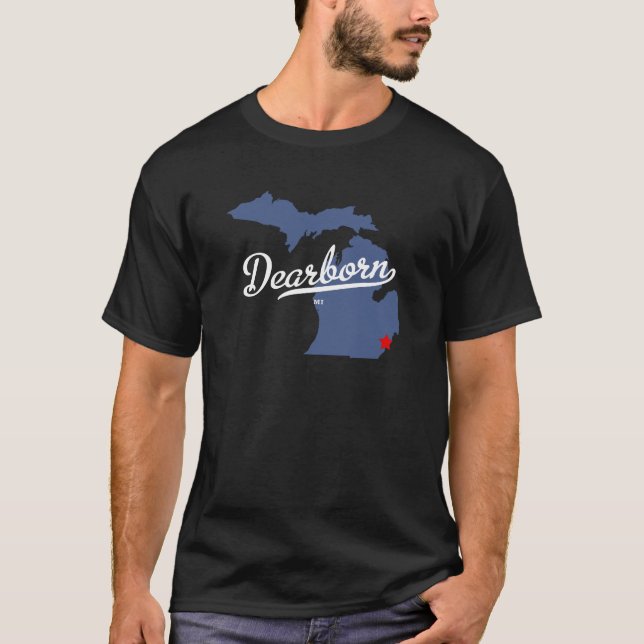 Camisa de Dearborn Michigan MI (Frente)
