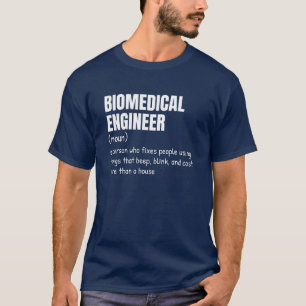 Camisa de definição biomédica de Engenheiro engraç