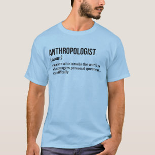 Camisa De Definição De Estudantes De Antropologia