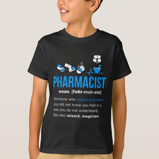 Camisa de definição de farmacêutico presente engra (Frente)