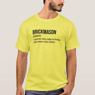 Camisa de Definição do Construtor de Masonaria de