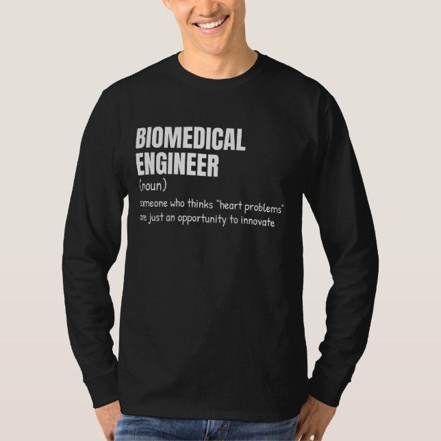 Camisa de Definição Funny da Bioengenharia (Frente)