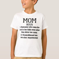 Camisa De Definição Mãe - Presente De Dia de as mã