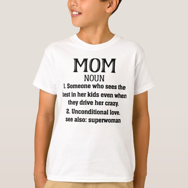 Camisa De Definição Mãe - Presente De Dia de as mã (Frente)