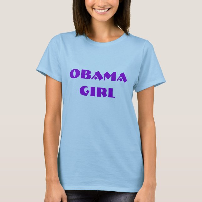 Camisa de DEMOCRATA t da MENINA de OBAMA (Frente)